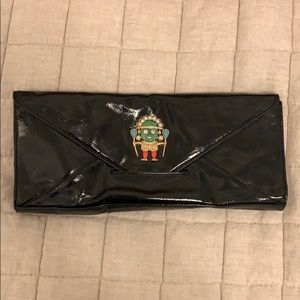 Kenneth Jay Lane black clutch with embellishment